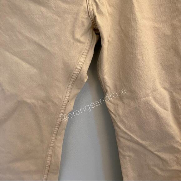 Vintage Levi’s Tan Khaki 505 High Rise Denim Jeans 36x29 Cute Basic Mom - Picture 8 of 11